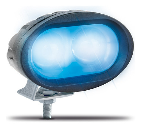 Farol Auxiliar Com 2 Led's De Longo Alcance Azul
