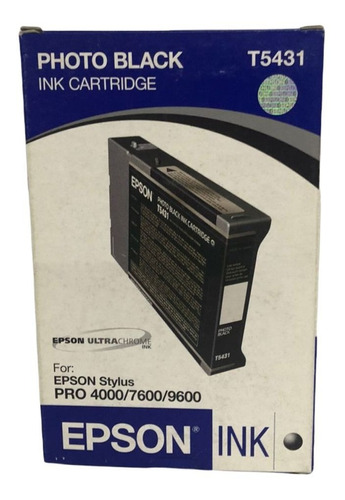 Cartucho Epson T5431 Photo Black Nuevo Y Facturado