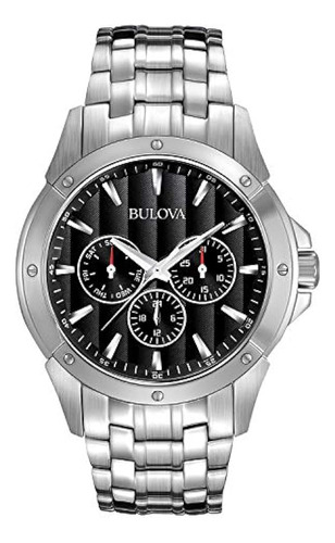Reloj Bulova Classic Multifunción Para Hombre, Acero Inoxida