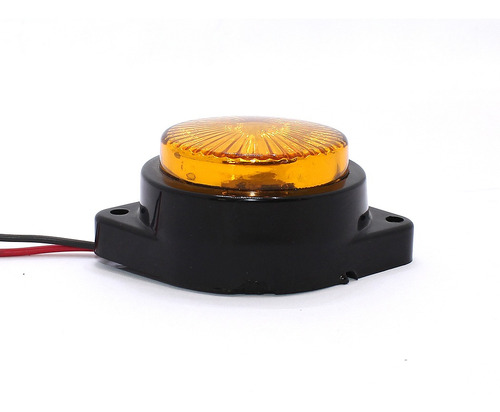 Imagen 2 de 5 de Faro Lateral Universal 12v 5 Led Ambar
