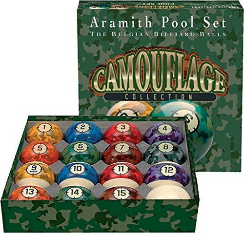 Conjunto Bolas De Billar Camuflaje Aramith