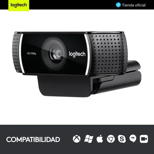 Combo Logitech Diadema H390 Estéreo + Cámara Web C922 1080p