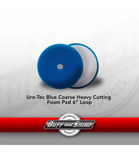 Buff and Shine 6 inch Coarse Blue Heavy Cutting Foam Pad