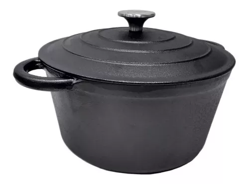 Cacerola Olla Hierro Fundicion 24 Cm Apta Horno - Inducción