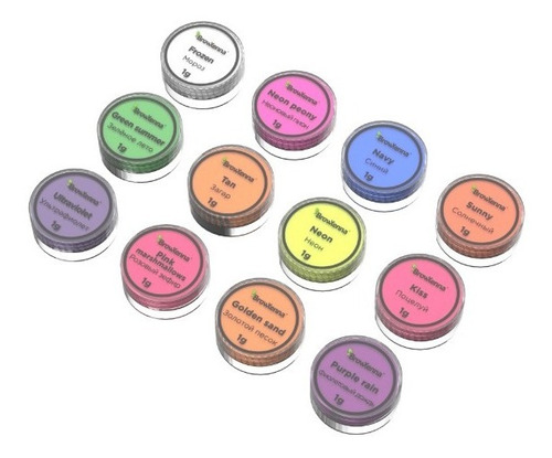 Set De Pigmentos Browxenna® Neon Para Diseñar La Ceja