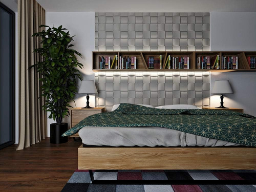 A La Maison Ceilings Rk-swp-pw Rubik - Panel De Pared