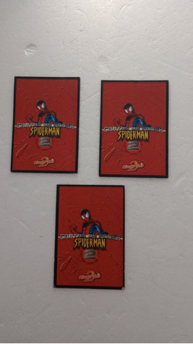 3 Cartas De Spiderman 2 Cartas De Poder 