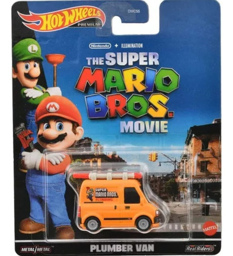 Hot Wheels Premium Super Mario Bros Movie - Plumber Van