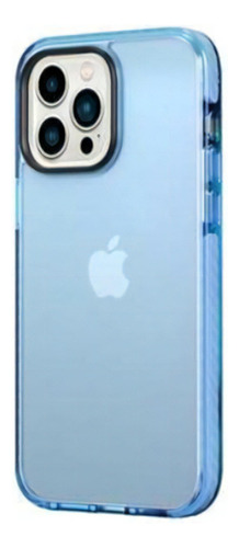 Capa Rock Space Armor Shield P/ O iPhone 14 Pro (6.1pol) Cor Azul Nome Do Desenho Armor Shield