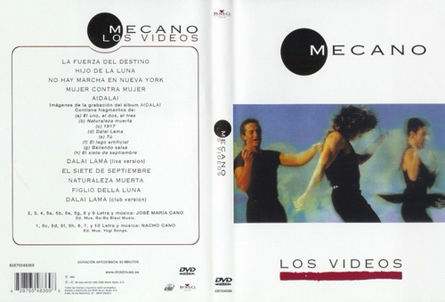 Dvd Mecano - Los Vídeos  