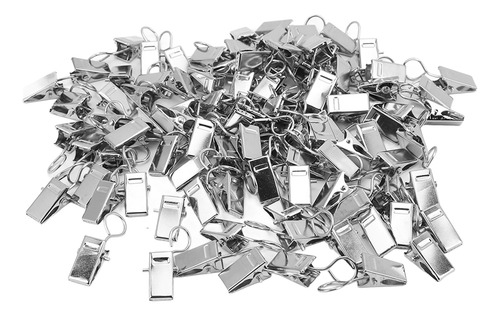 Clips Para Cortinas, 100 Piezas, De Metal De Primera Calidad