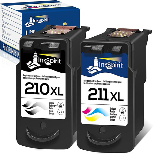 Cartucho De Tinta Para Canon Pg-210 Cl-211 210xl 211xl