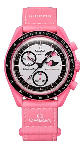 Swatch x Omega MoonSwatch Mission to the Pink Moonphase
