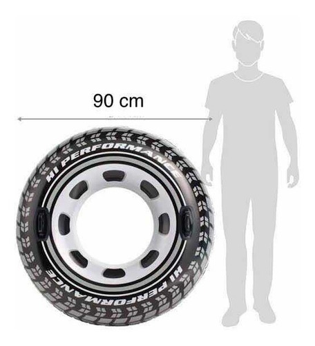 Salvavidas Flotador De Llanta Tractor 90 Cm