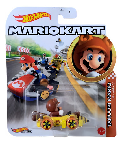 Tanooki Mario Bumble V Mario Kart Hot Wheels