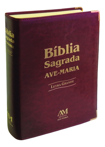 Bíblia Sagrada Ave Maria Letra Grande, De A Ave Maria. Editora Ave Maria Em Português