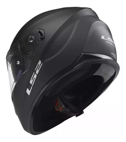Imagen 3 de 7 de Casco Ls2 320 Stream Negro Mate Rolling Motors Núñez