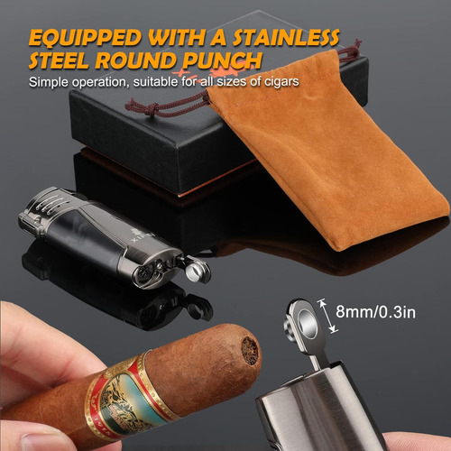 Encendedor De Cigarros Xifei, Ligero De Antorcha De Llamas D