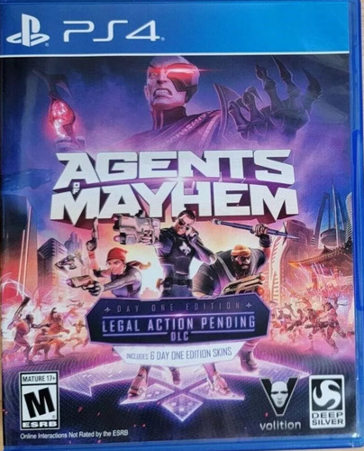Juego multimedia físico Agents Of Mayhem Day One Edition para PS4