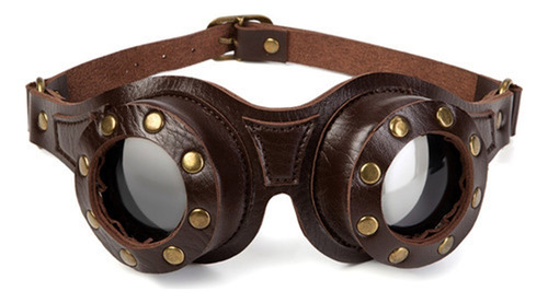 Cosplay Steampunk Industrial Retro Gafas Góticas Gafas Flats