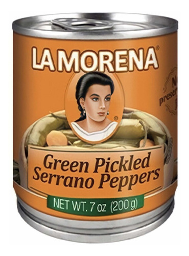 La Morena® Chile Serrano En Escabeche 200g. | Casa México