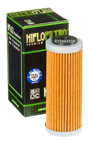 Filtro Aceite Ktm Sx F 250 Hiflofiltro Hf652 Ryd