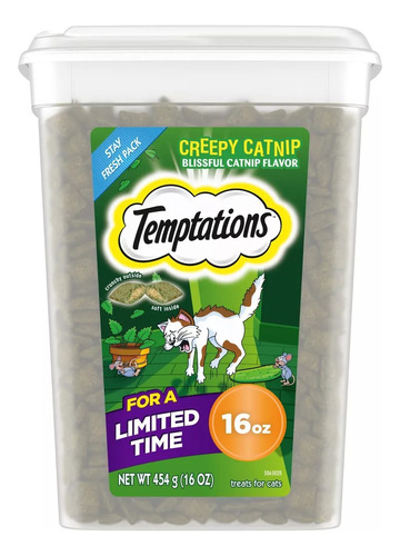 Premios Para Gato Temptations Catnip Flavor 454g Halloween