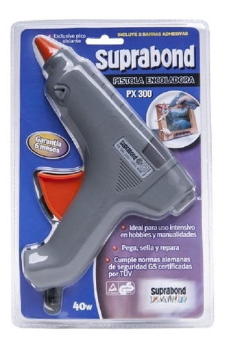 Pistola Suprabond Encoladora Px300 + Barras Gruesas 500g Deb