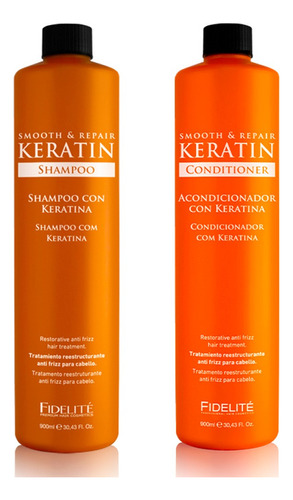 Kit Fidelité Keratina Shampoo + Acondicionador X900ml