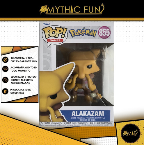 Funko Pop Pokémon - Alakazam 855 (Usado)
