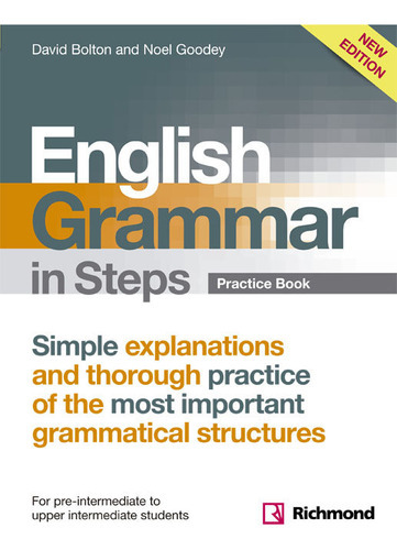 New English Grammar In Steps Pb Without Answers, De Bolton, David. Editorial Richmond, Tapa Blanda En Inglés