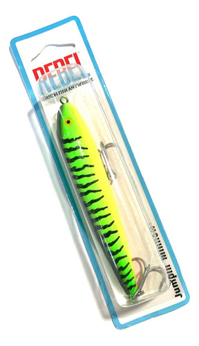 Isca De Pesca Artifical Rebel Jumpin' Minnow Cor Bengal Fire Tgr Com 2 Ganchos Do 11.4cm X 23g Para Uma Profundidade Máxima De 0m