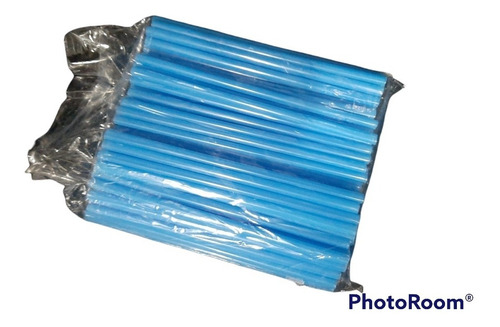 Imagen 6 de 6 de Pitillo Negro Para Frappe, Cocada, Pack 1 De 100 Und