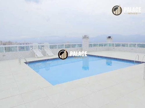 Apartamento Com 2 Dormitórios À Venda, 93 M² Por R$ 420.000,00 - Vila Guilhermina - Praia Grande/sp - Ap1565