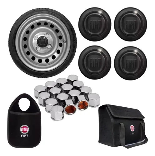 comprar Kit Calota Cap Parafuso Bolsa Lixeira Strada 2020 2021 2022