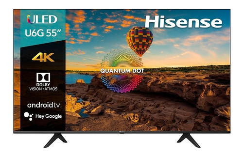 Pantalla Hisense Smart Tv  Uled 55 Pulgadas Android Tv 2021