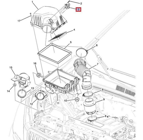 Sensor Maf Oem : 13432262