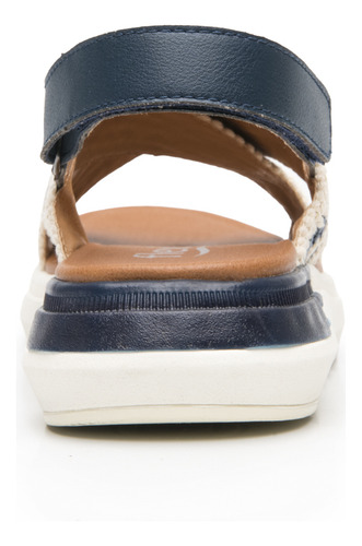 Sandalia Flexi Para Mujer Estilo 129405 Marino