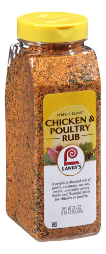 Lawry De Mezcla Perfecta Rub De Pollo Y Condimento, 24,5 Oz