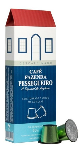 Café Fazenda Pessegueiro Descafeinado Em Cápsulas  10 Und