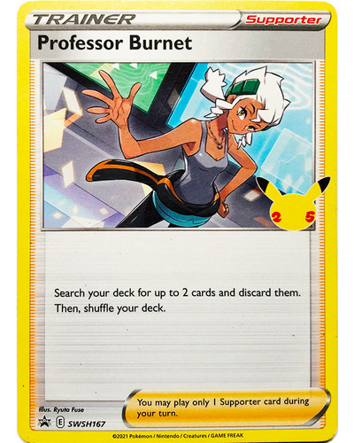 Professor Burnet Swsh167 - Promo Pokemon Tcg