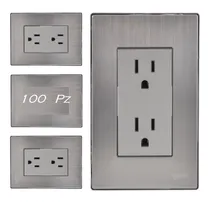 Comprar Placa Contacto Doble Duplex Placa Armada Inoxidable (100pz)