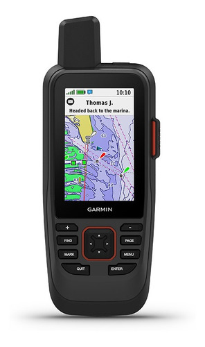 Gps Portatil Gpsmap 86sci Navegacion Mensaje Bidireccional Color Negro