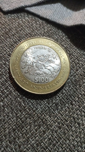 Moneda Antigua 1605-2005 100 Pesos 400 Aniversario
