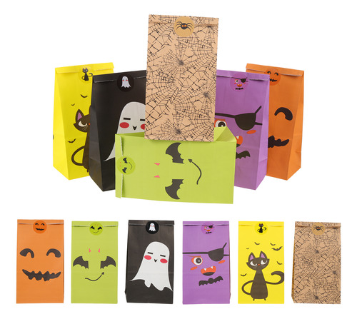 Recipiente Para Galletas De Halloween, Bolsa Para Caramelos,