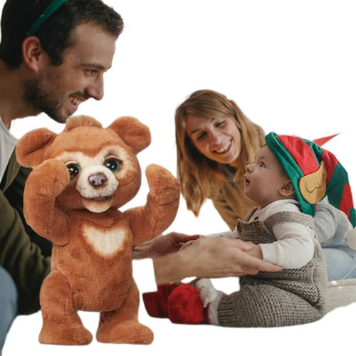 Muñeco De Peluche Interactivo Curious Bear Doll Little