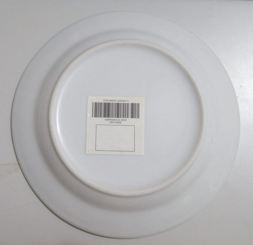 Imagen 2 de 3 de Plato De Ceramica Blanco De 19 Cm
