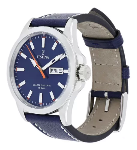 RELOJ FESTINA CLASSICS F20358/3 AZUL CORREA DE PIEL, HOMBRE