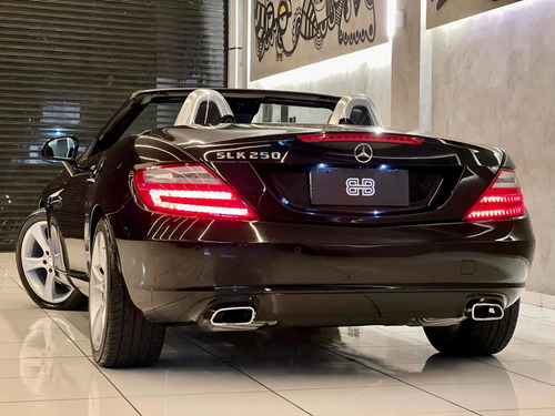 Imagem 11 de 15 de Mercedes Slk250 1.8 Cgi Turbo 2013 32.000km Com Couro