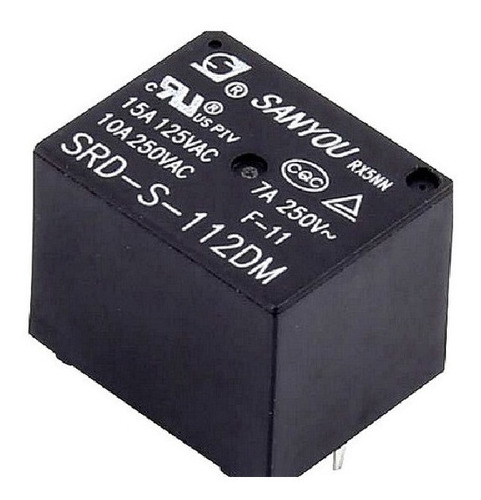 Srds-s-112dmm  Rele  Relay Sanyou 4 Pines 12 V 7 Ampers